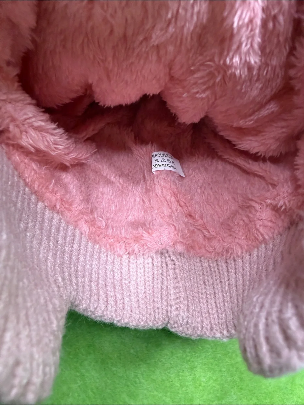 Women’s Blush Cable-Knit Pom Pom Earflap Hat